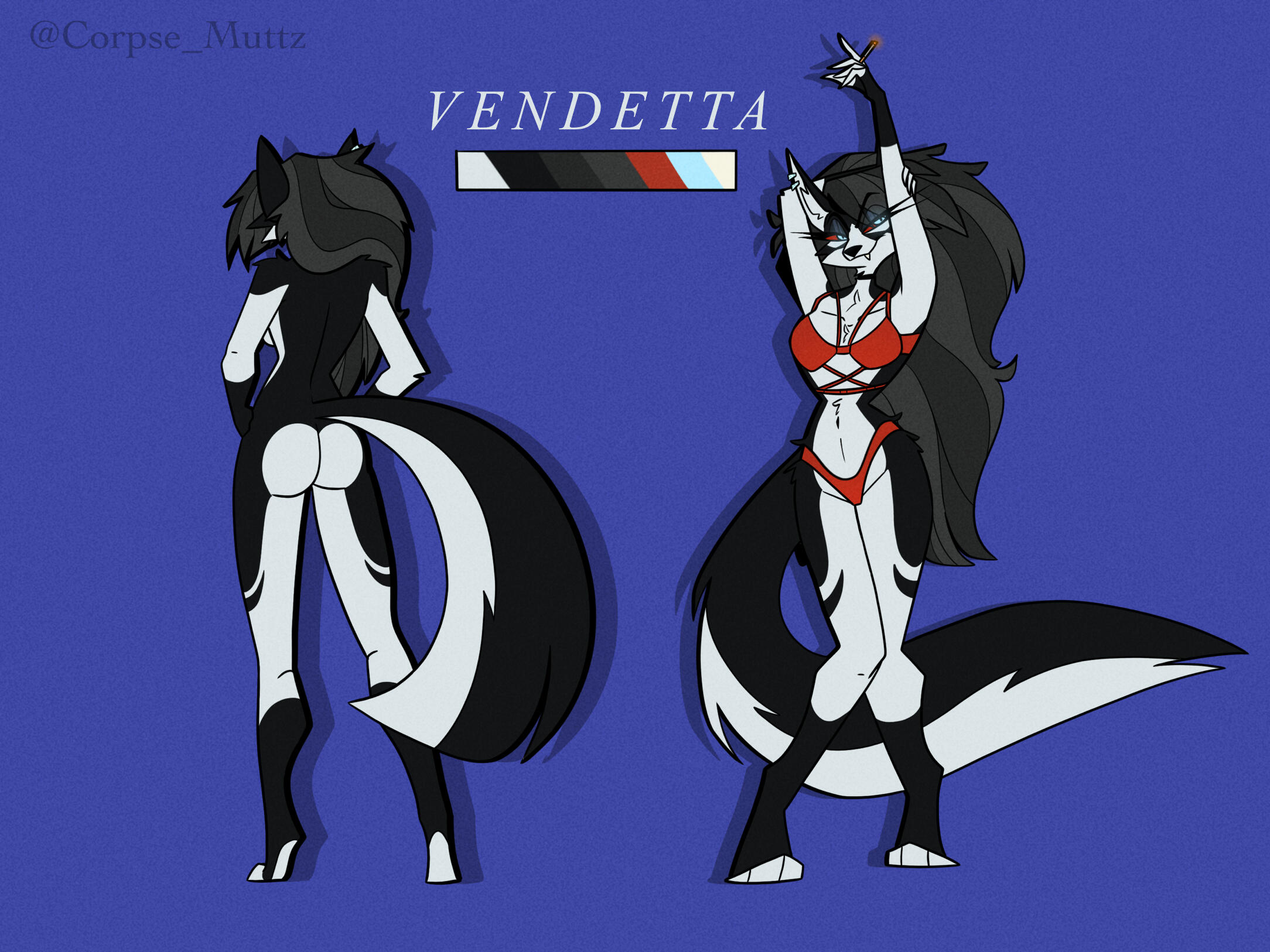 Vendetta OC - Reference Sheet