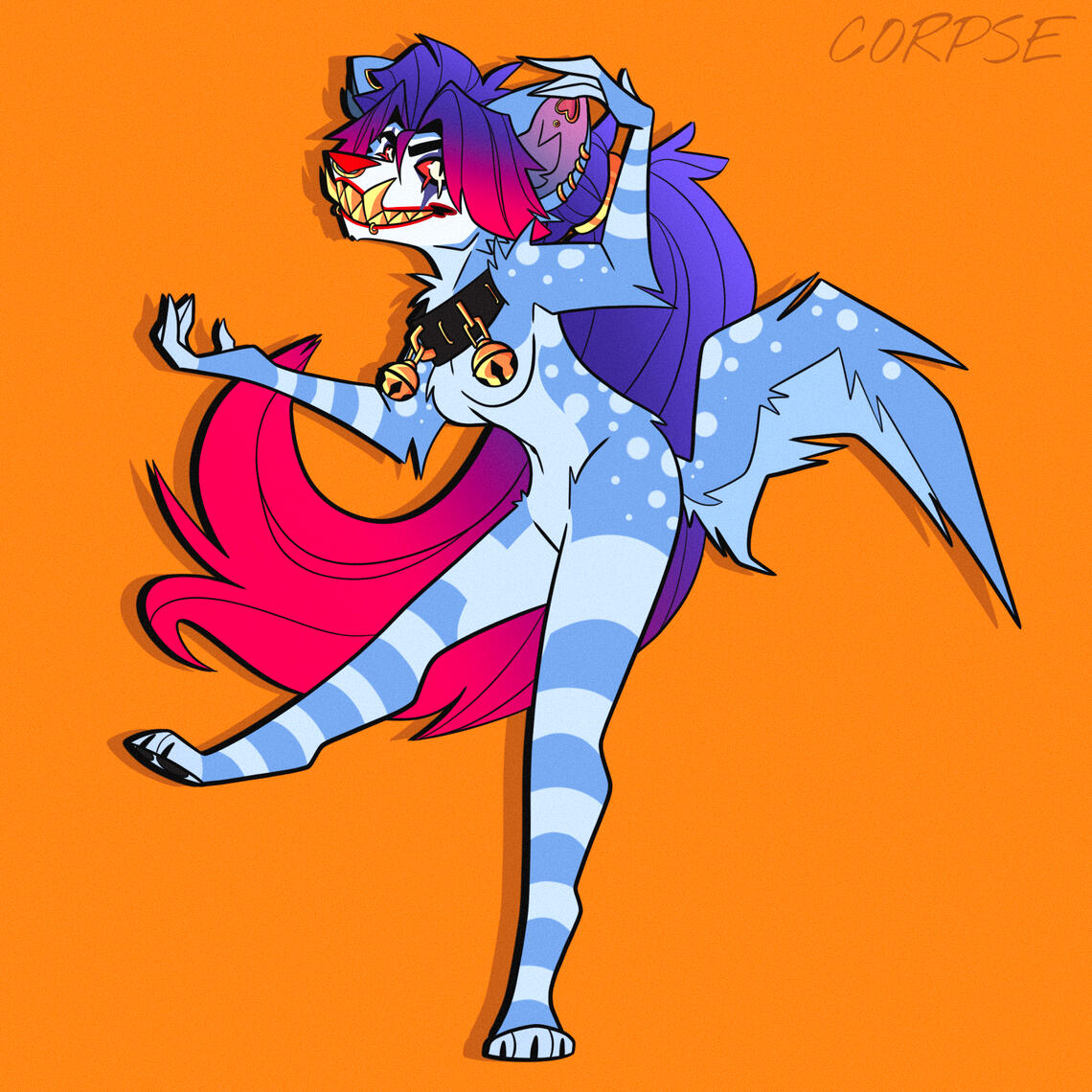 Clown Hyena - Fullbody